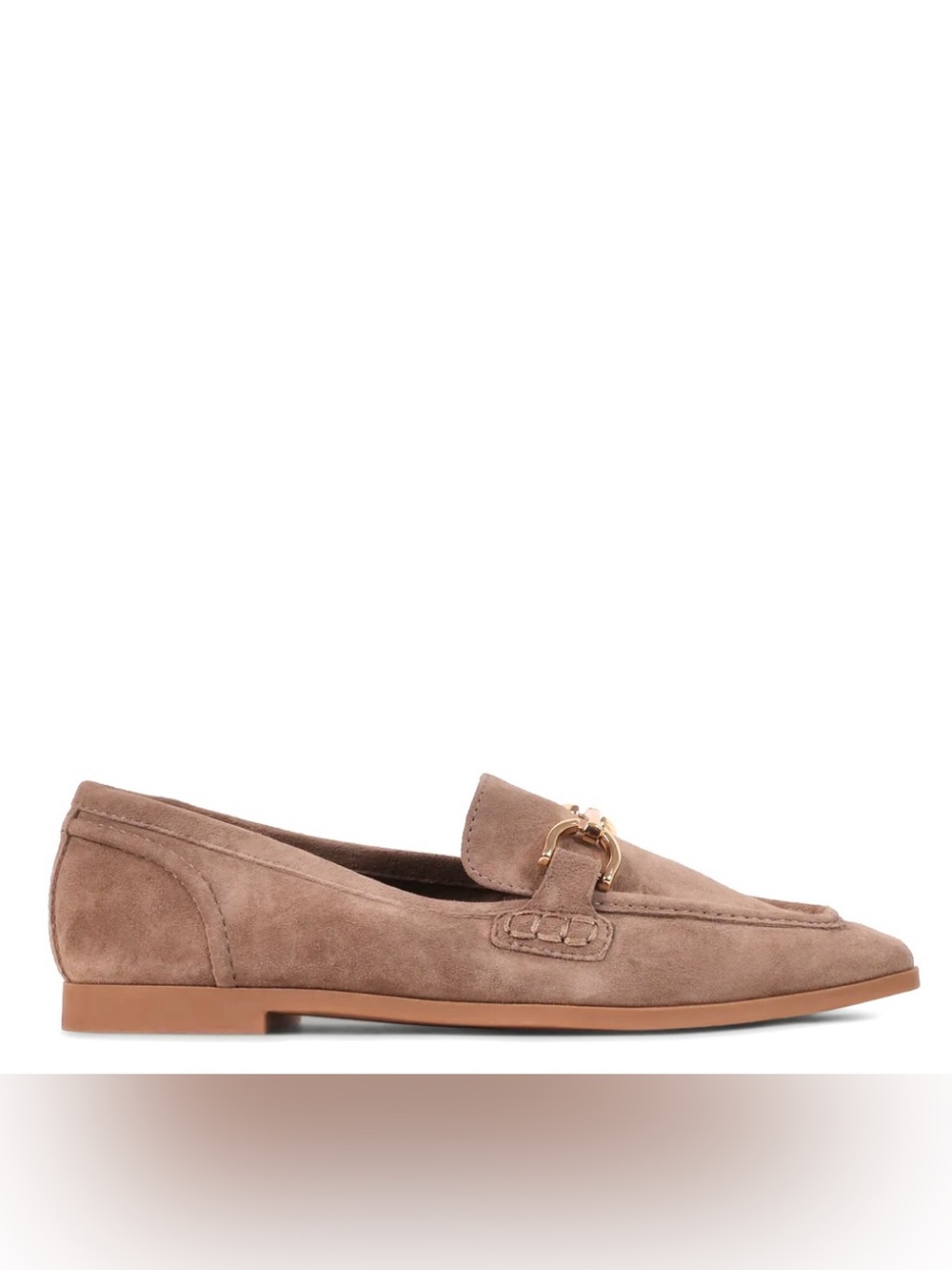 Steve Madden KEREN Tan Suede Loafers with buckle women’s size 8 - Picture 3 of 3